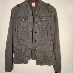 Unionbay Denim Utility Jacket Large Shacket Y2K